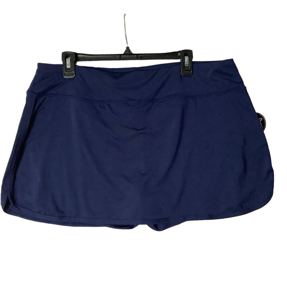 Starter Dri-Star Skort Women Sz XL Navy‎ Blue Stretch Short Skirt NEW NWT